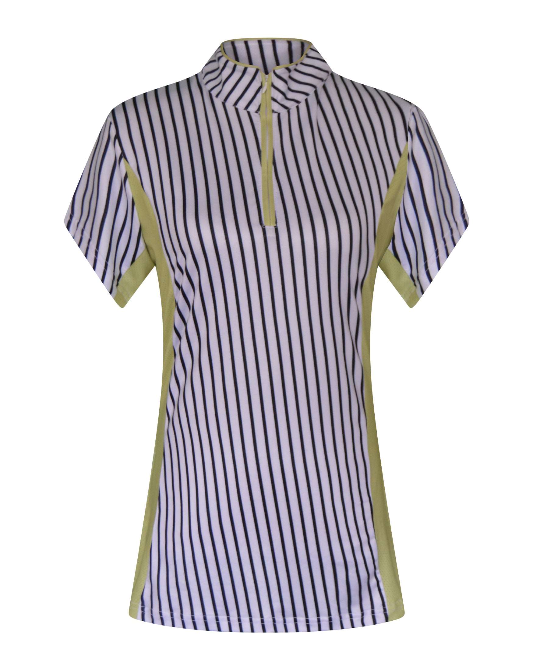 Striped Lime Breeze Polo for Women