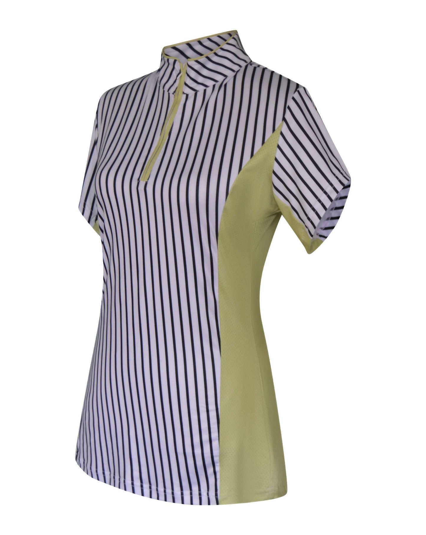 Striped Lime Breeze Polo for Women