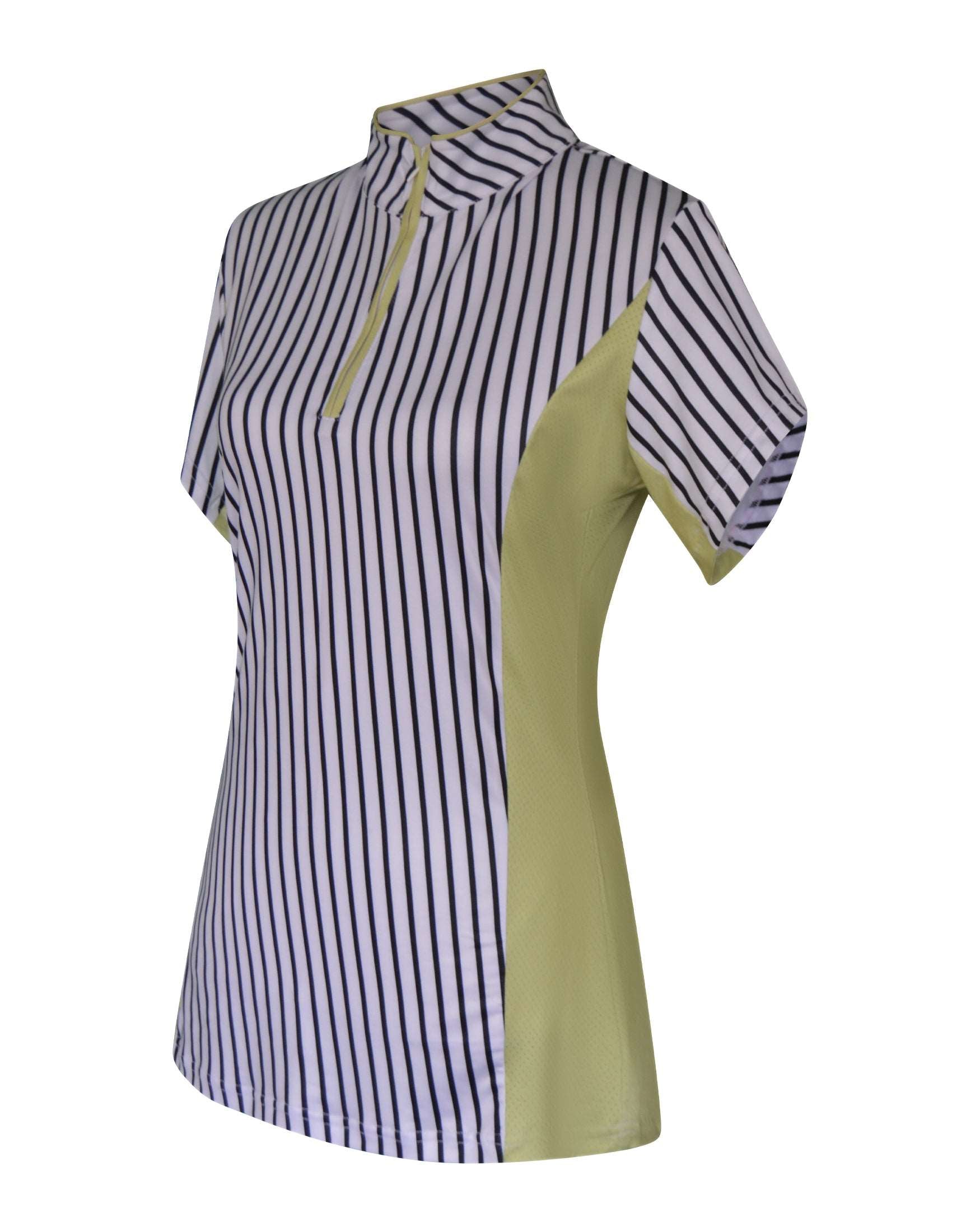 Striped Lime Breeze Polo for Women