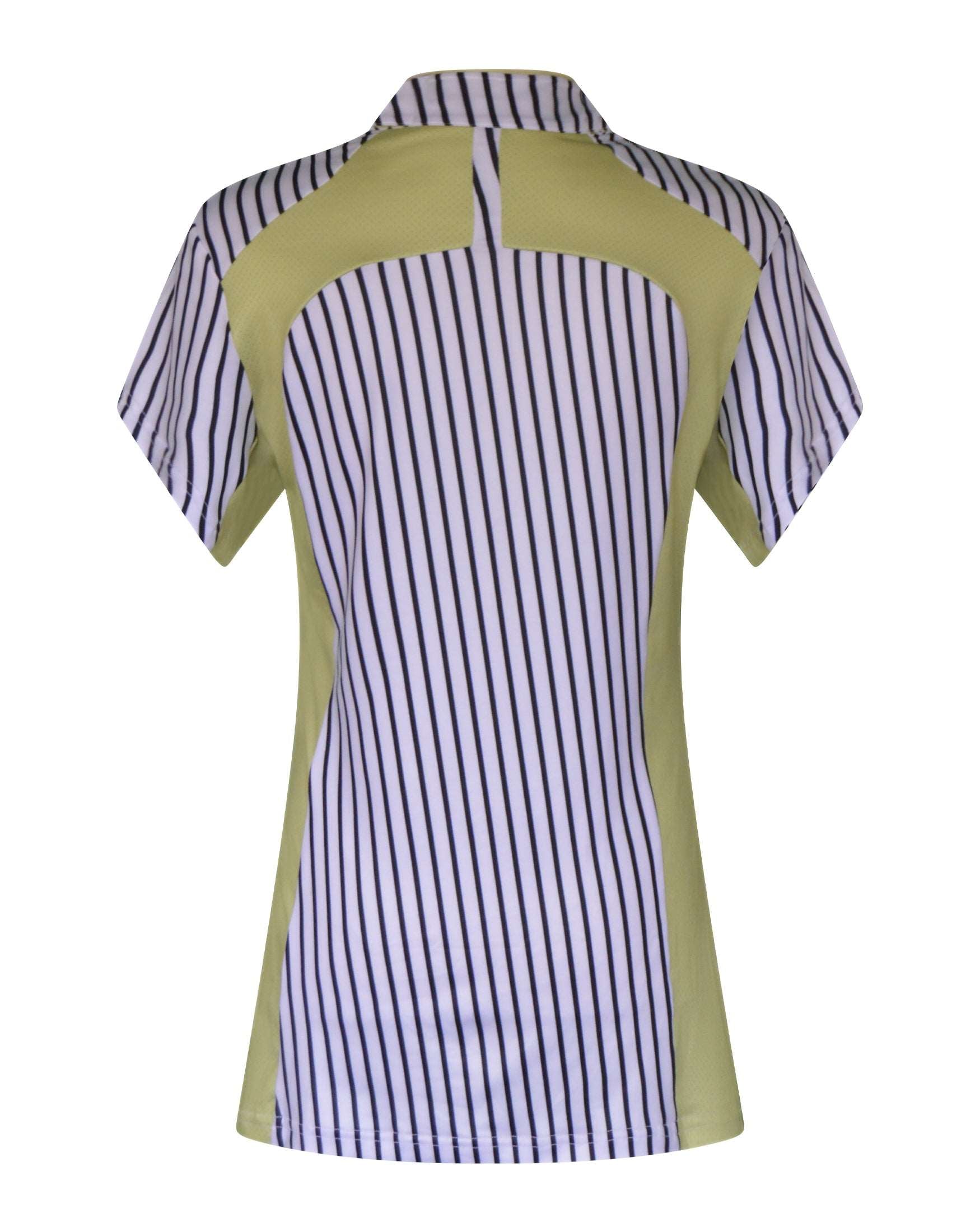 Striped Lime Breeze Polo for Women
