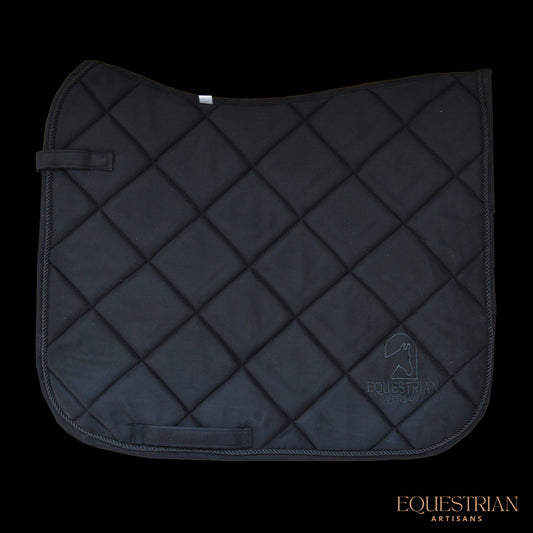 Black Suede Saddle Pad