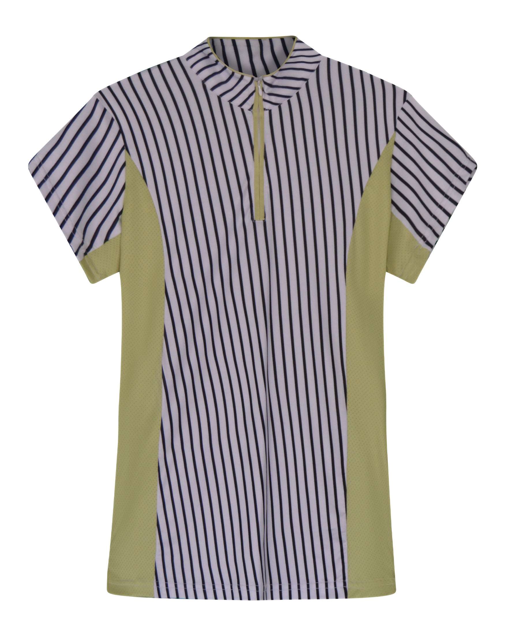 Striped Lime Breeze Polo for Women