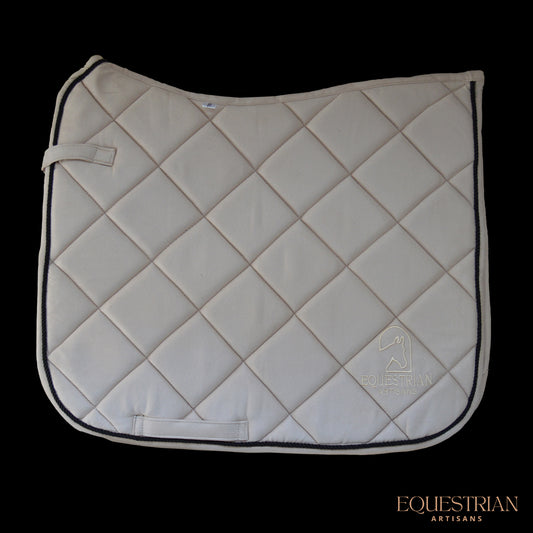 Cream Suede Saddle Pad