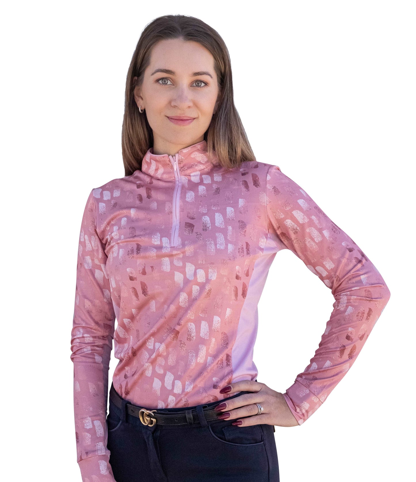 Pink Women's Equestrian Sun Shirt