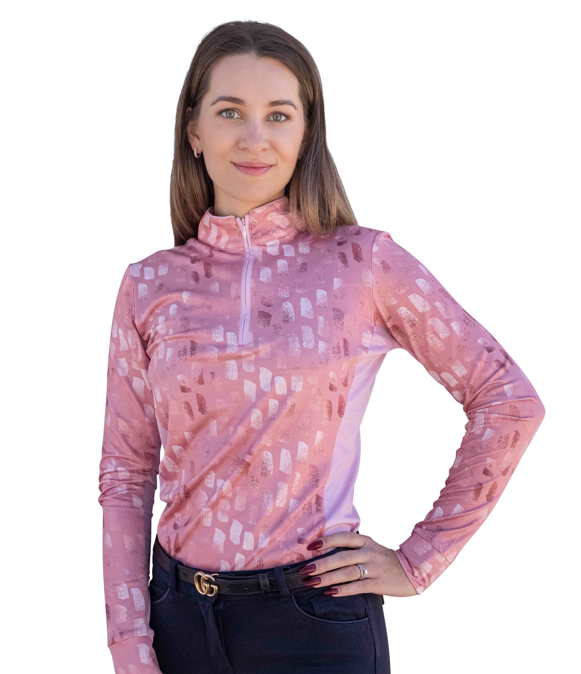 Pink Women's Equestrian Sun Shirt