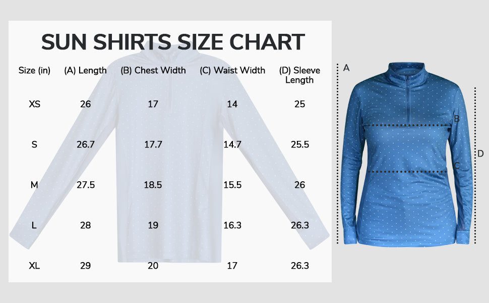 Blue Hearts Women's Equestrian Sun Shirt