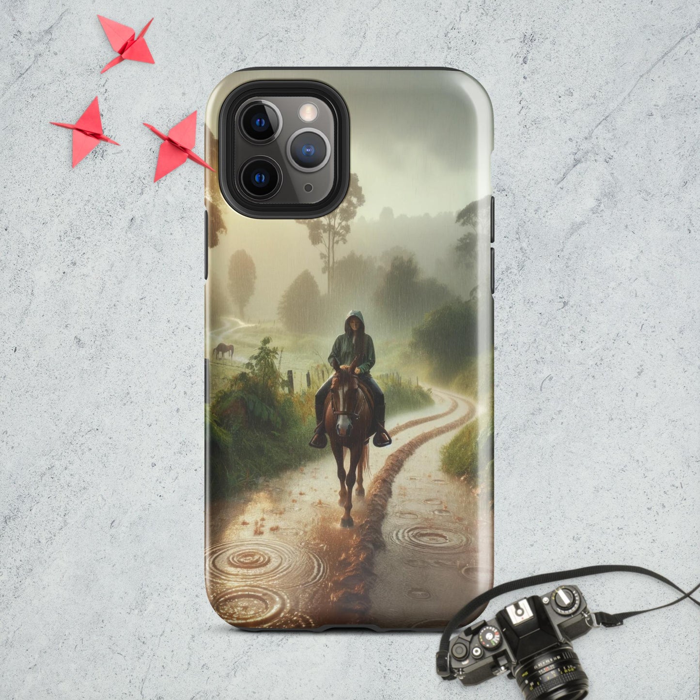 A Rainy Day Ride Case for iPhone®
