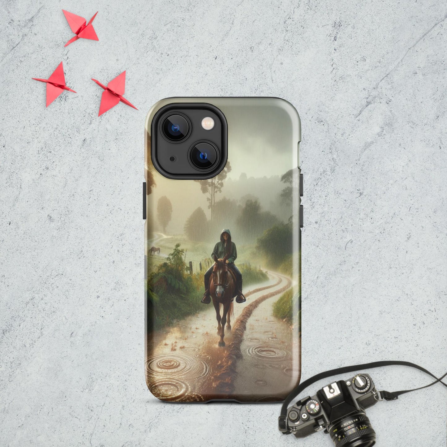 A Rainy Day Ride Case for iPhone®