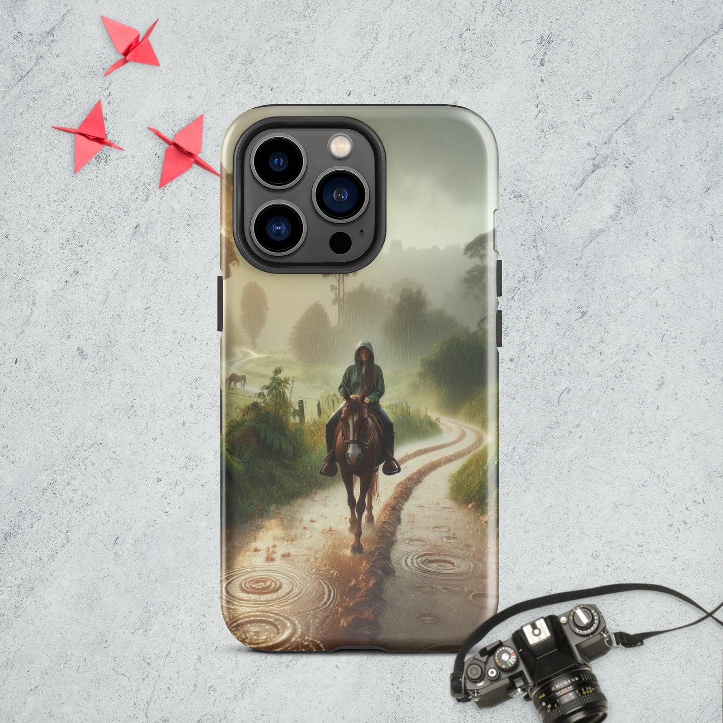 A Rainy Day Ride Case for iPhone®