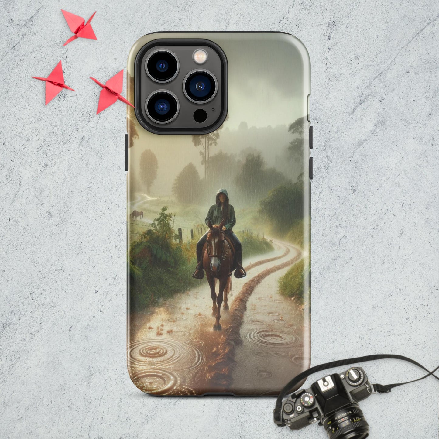 A Rainy Day Ride Case for iPhone®