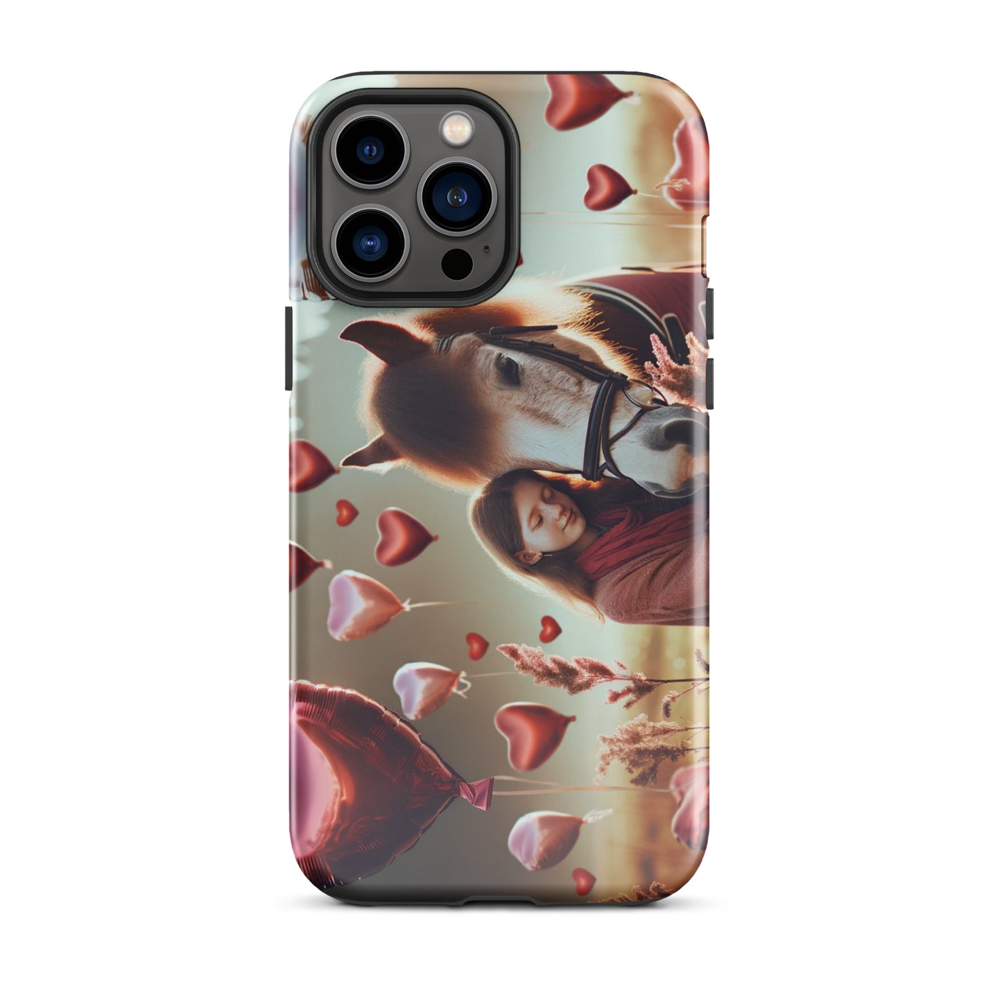A Girl and the Love for her Horse Tough Case for iPhone®