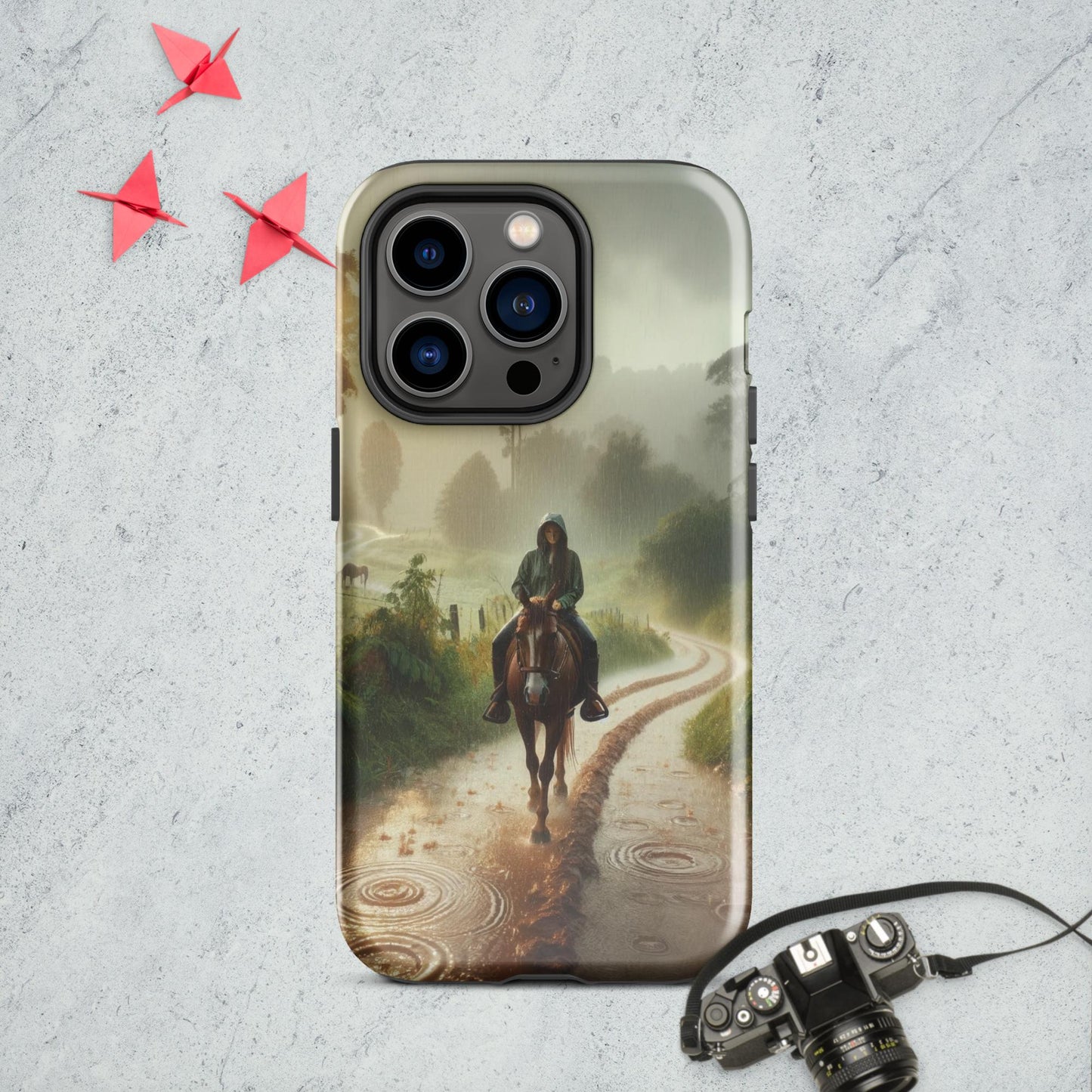A Rainy Day Ride Case for iPhone®