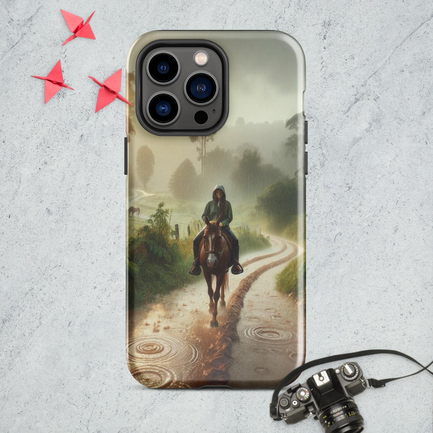 A Rainy Day Ride Case for iPhone®