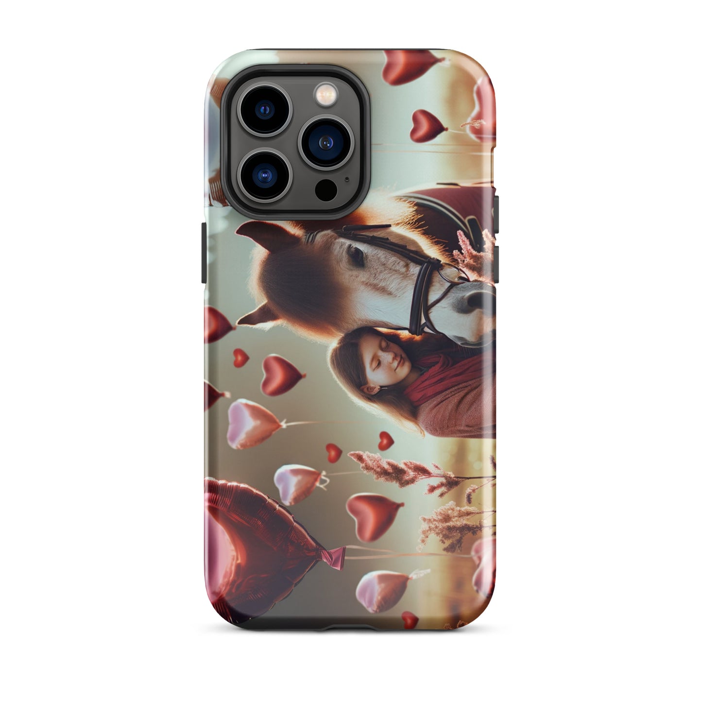 A Girl and the Love for her Horse Tough Case for iPhone®