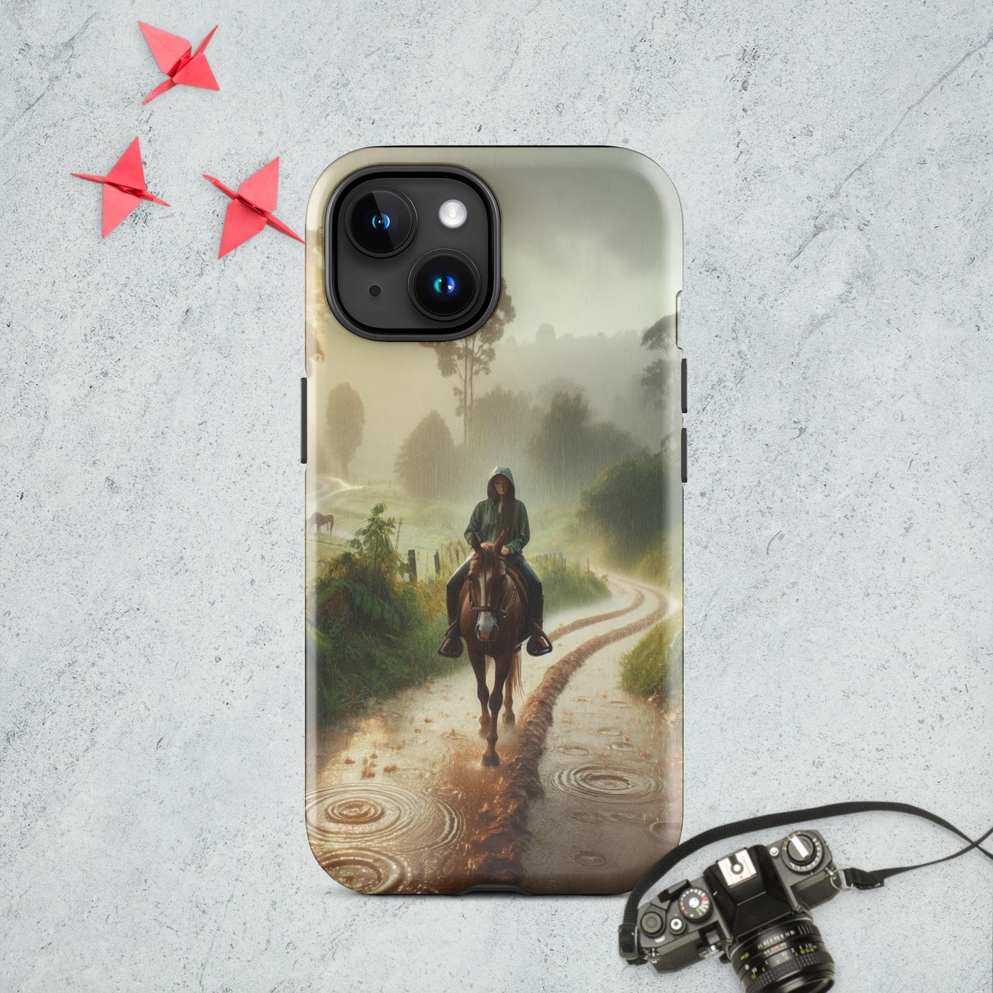 A Rainy Day Ride Case for iPhone®