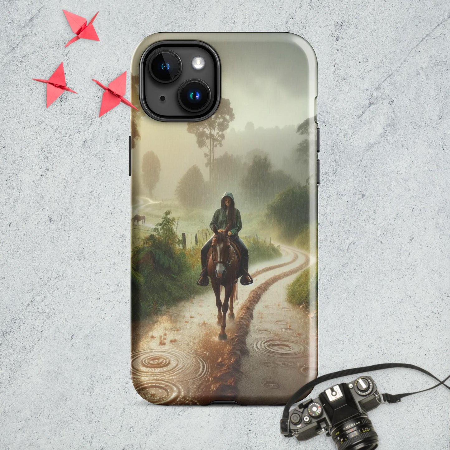 A Rainy Day Ride Case for iPhone®