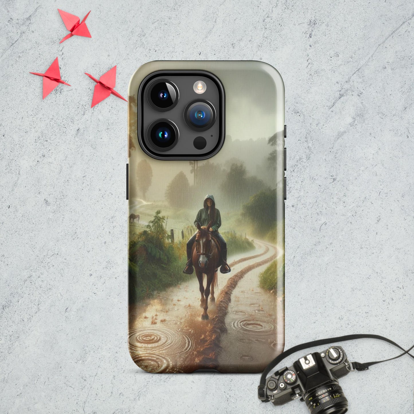 A Rainy Day Ride Case for iPhone®