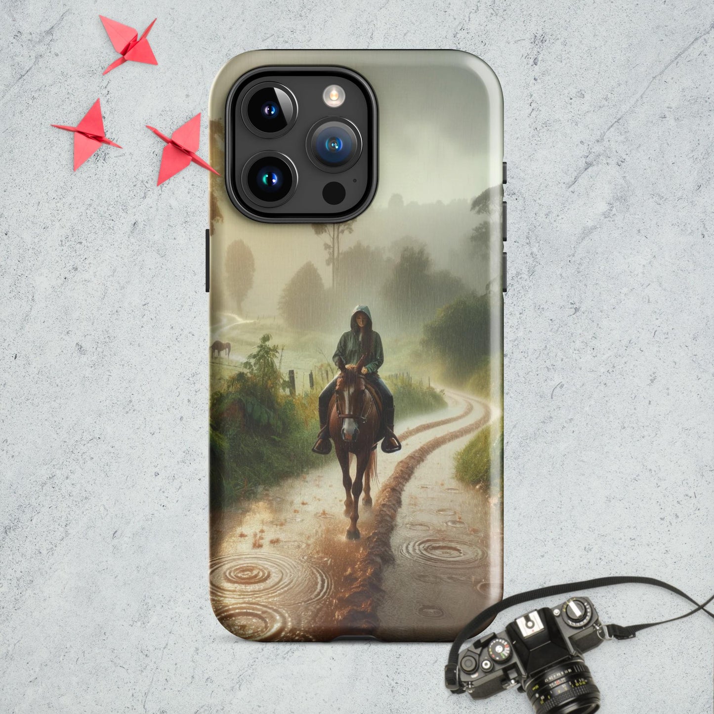 A Rainy Day Ride Case for iPhone®