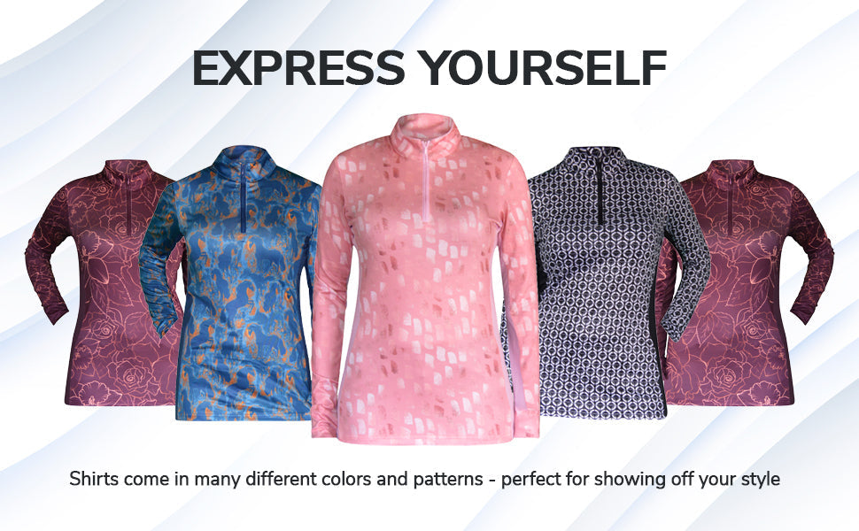 Pink Women's Equestrian Sun Shirt