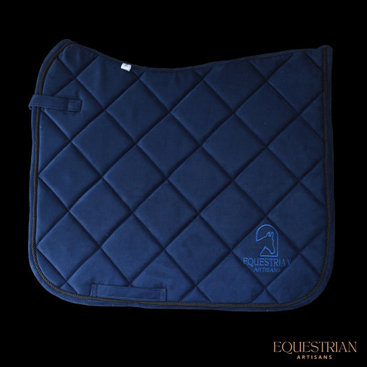 Navy Suede Saddle Pad