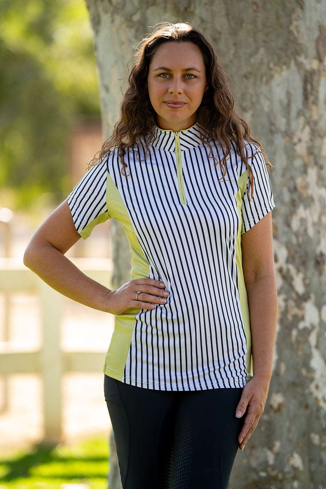 Women's Equestrian Print Long Sleeve Sun Shirt main image 0