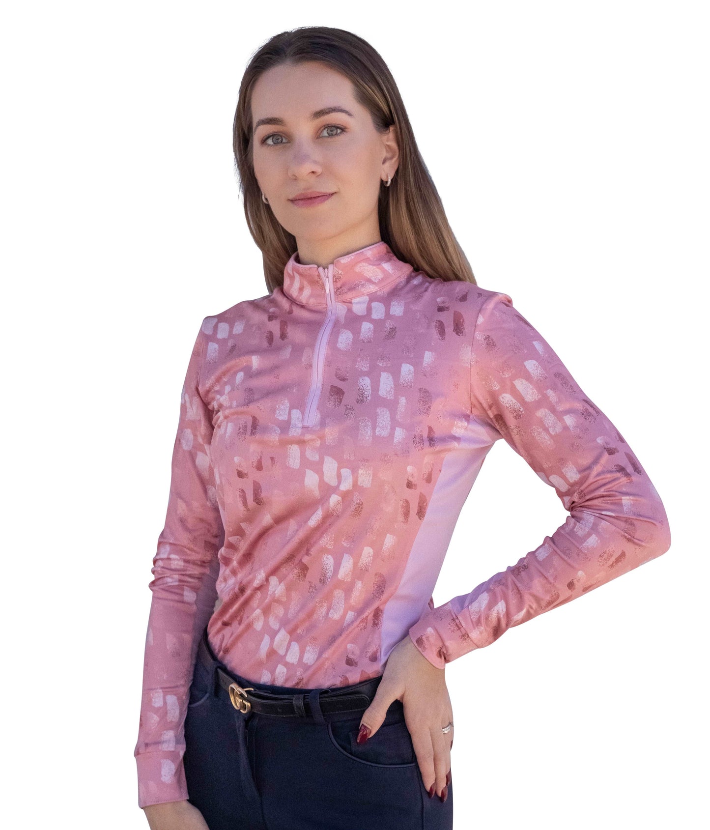 Pink Women's Equestrian Sun Shirt