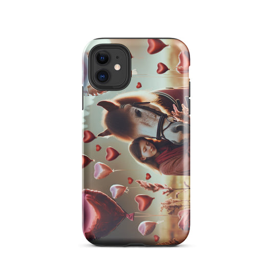 A Girl and the Love for her Horse Tough Case for iPhone®
