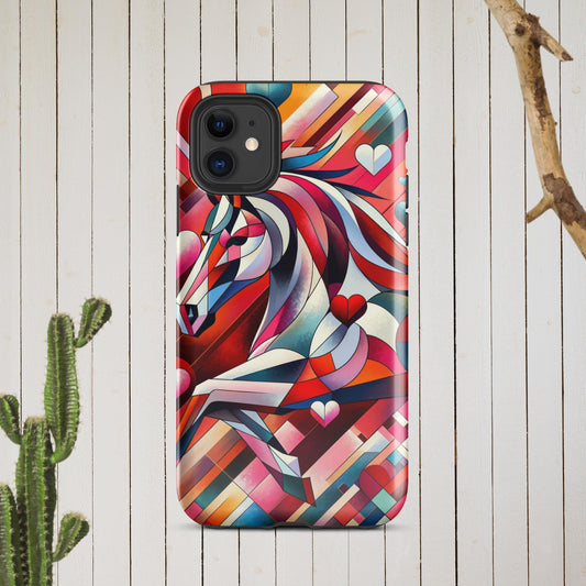 Picasso Inspired Equestrian Valentine's Phone Case for iPhone®