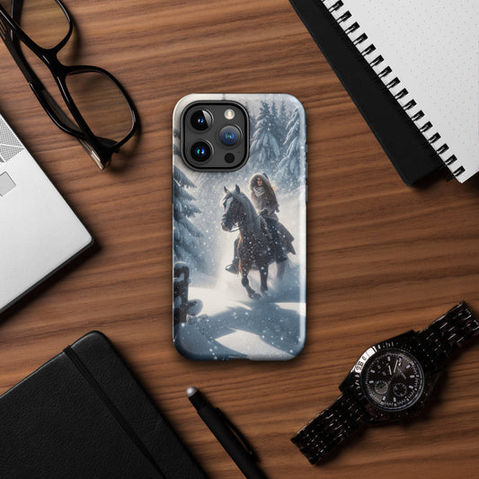 Snowy Terrain Equestrian Phone Case for iPhone®