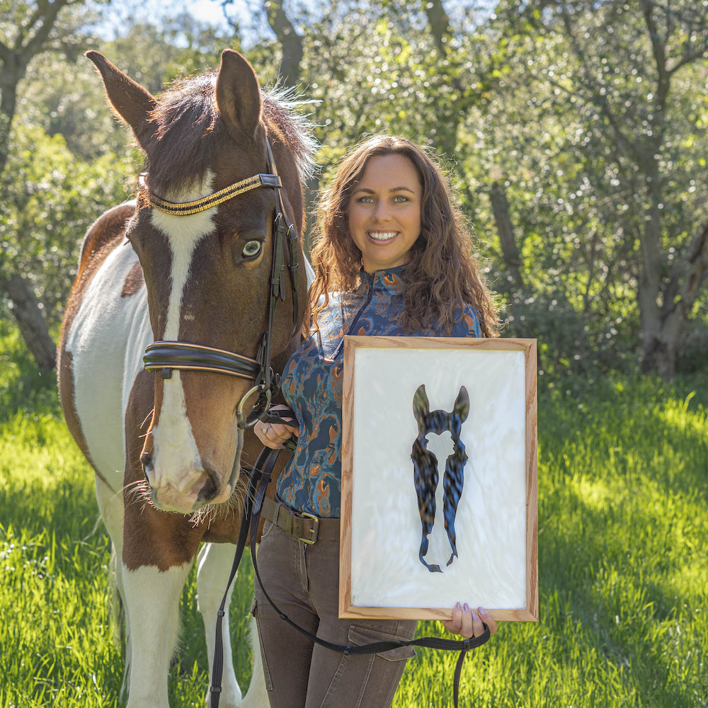 Custom Horse Portrait - Framed Horse Wall Art
